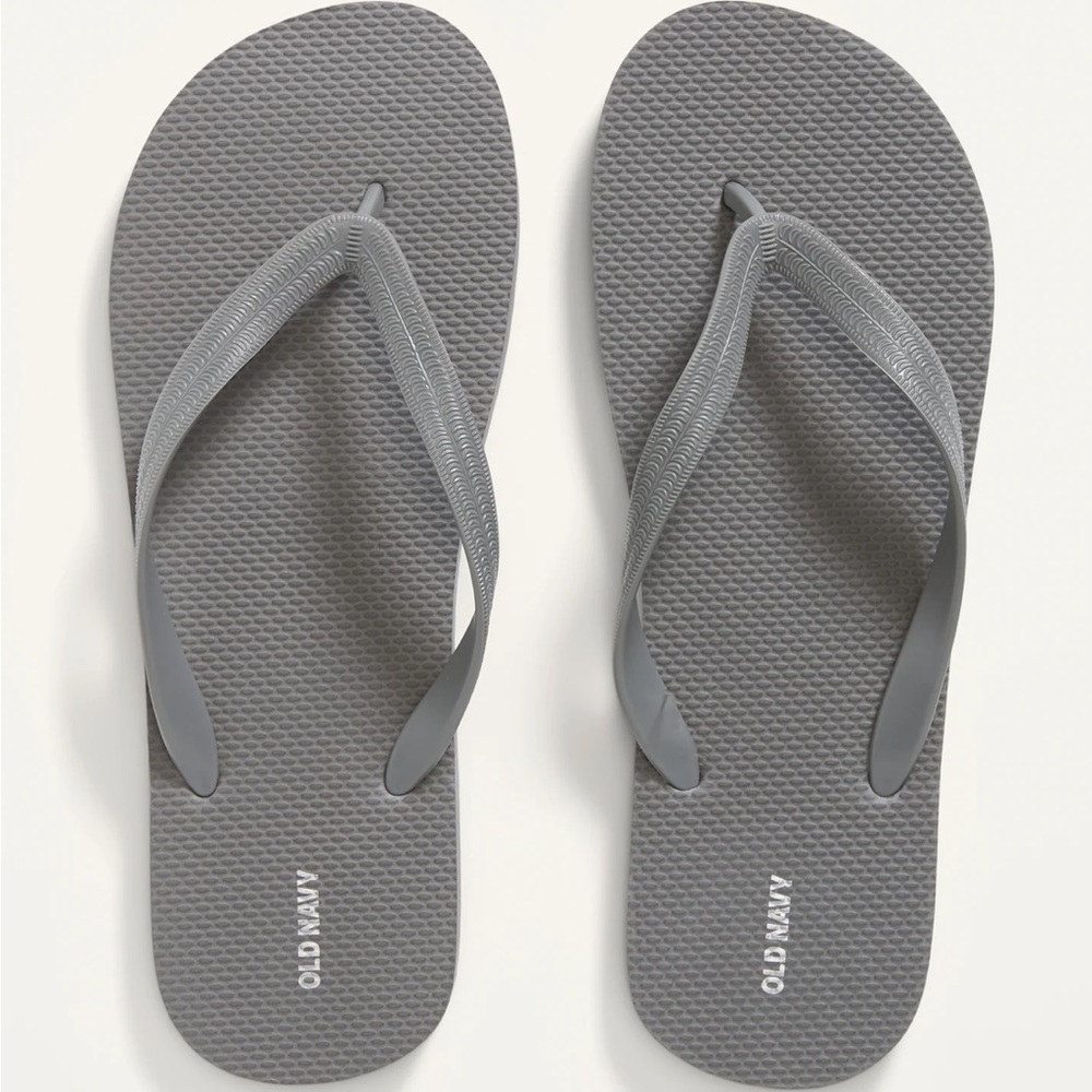 OLD NAVY Flip-Flop Sandals for Men in GRAY NEW 12/13
